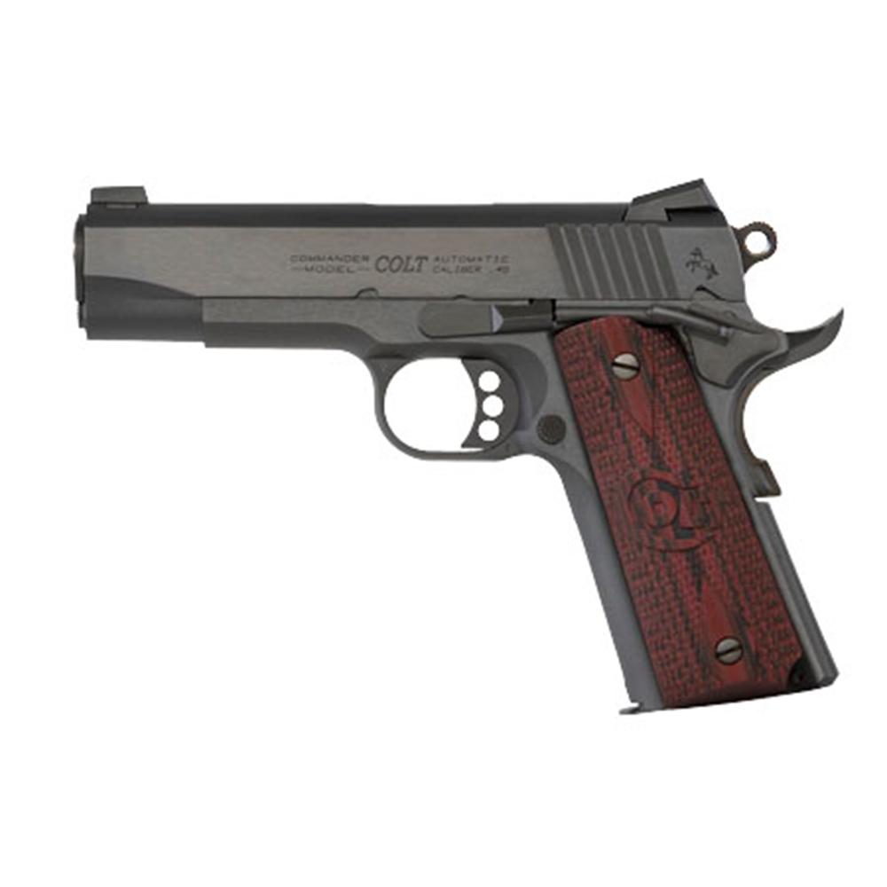 Colt Combat Commander Handgun 9mm Luger 9rd Magazine 4.25" Barrel Blued Finish