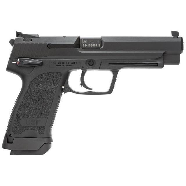 Heckler & Koch Inc. H&K USP9 Exper Handgun 9mm Luger 18rd Steel Magazines(2) 5.19" Barrel V1 DA/SA Decocking Lever Jet Funnel