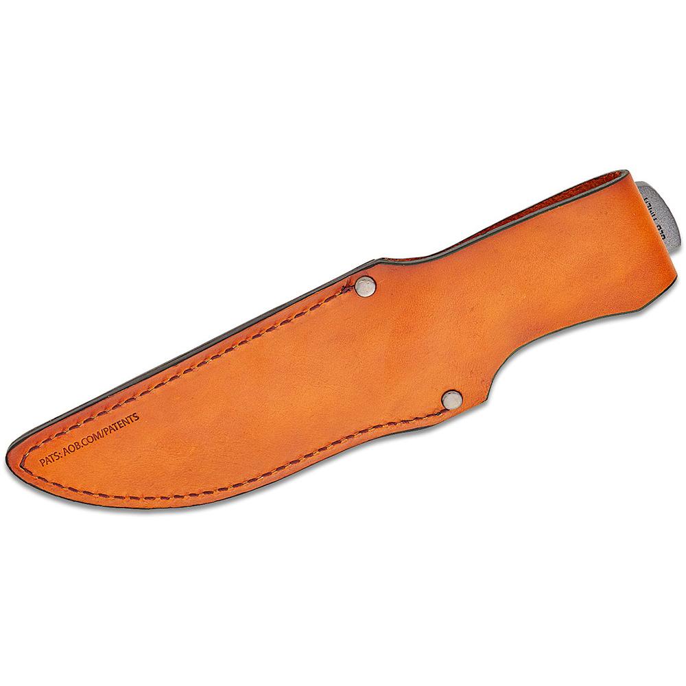 Battenfeld Knives Old Timer Frontier Fixed Blade Knife 5" Drop Point Blade Wood Box