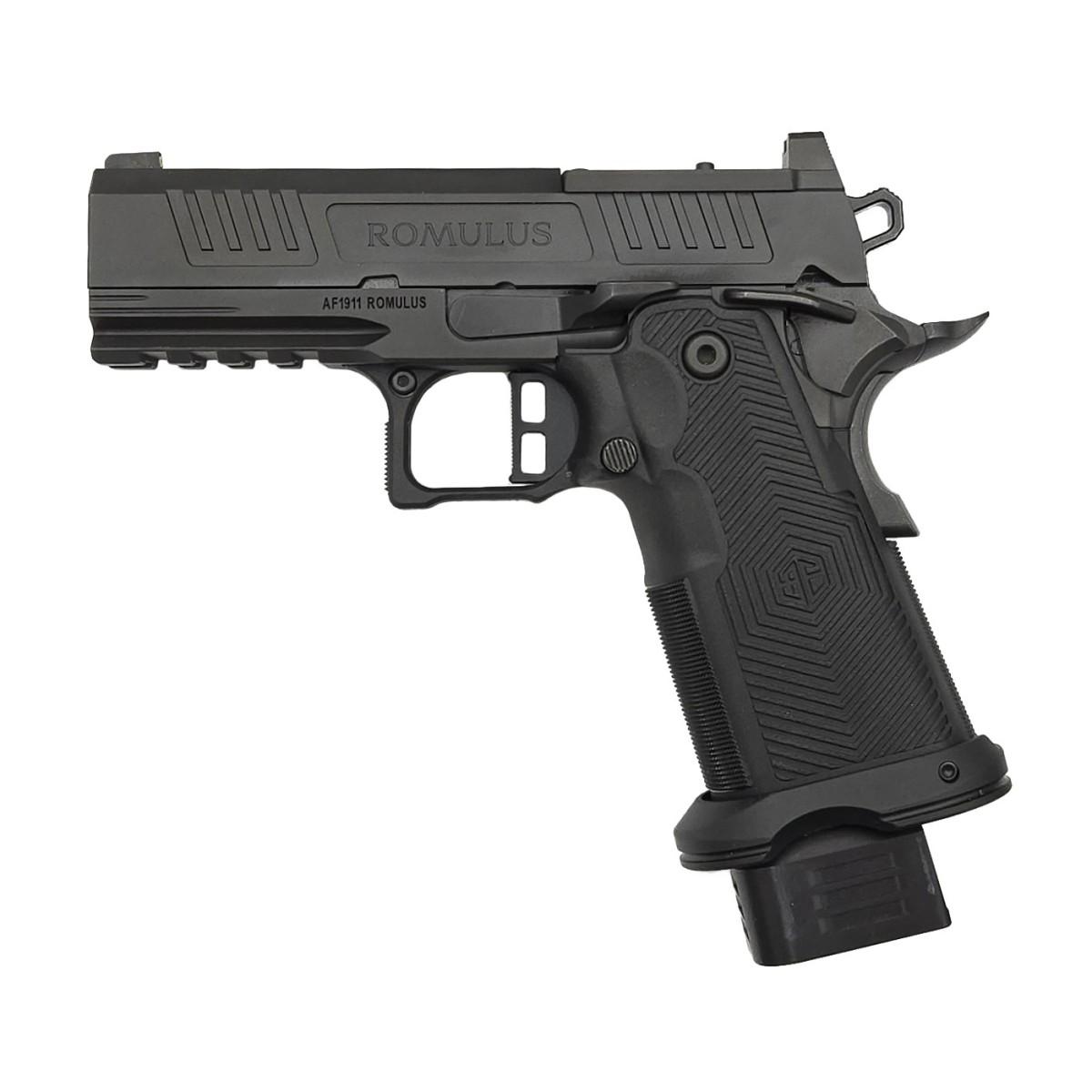 AF1911-ROMULUS 9MM 17 & 20 Rnd Magazines (1 Each) 3.5" BULL Barrel DLC Black MOS Optic Cut