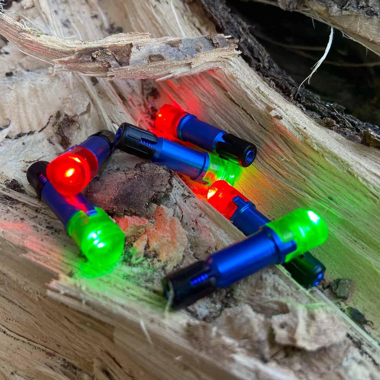Feradyne Outdoors Nockturnal Launchpad Crossbow Nock - Strobing Red/Green 3pk