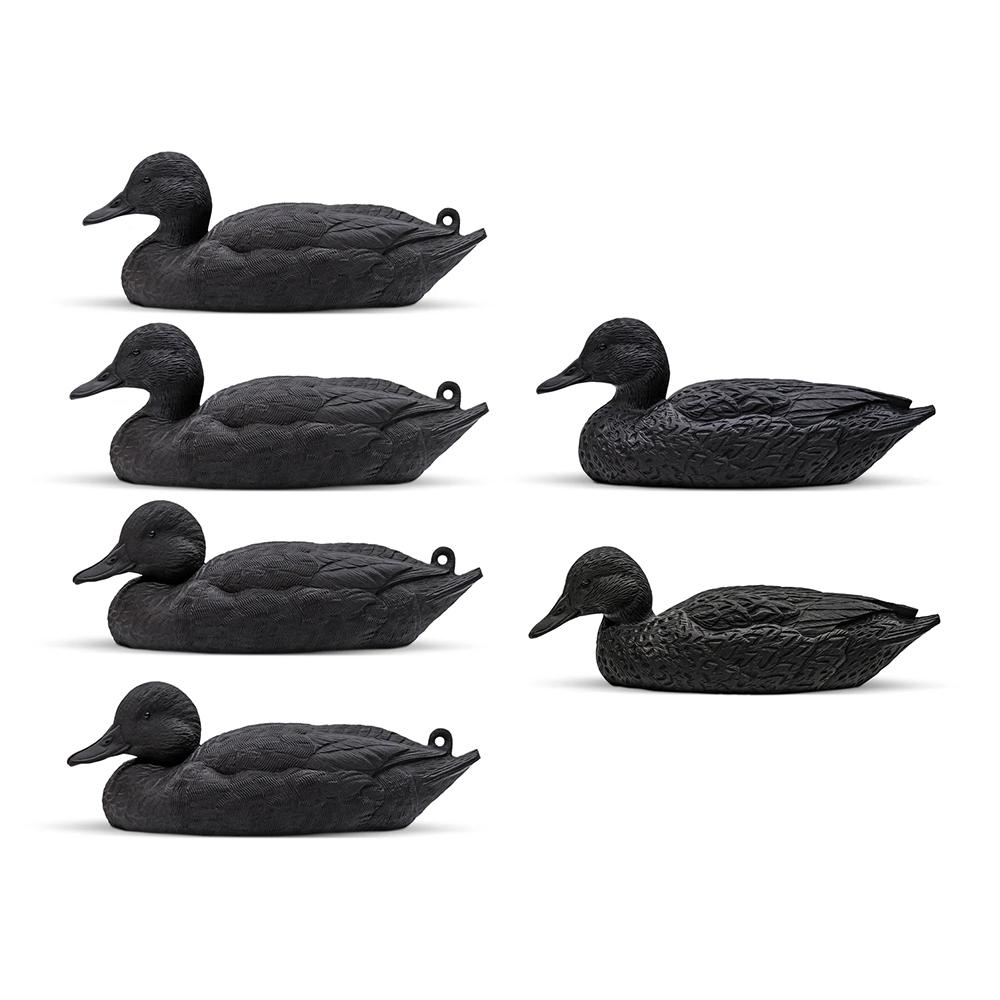 AdvenTec LLC dba Rig Em Right Outdoors Rig'Em Right Mainline Series Blackouts Duck Decoy 6/ct