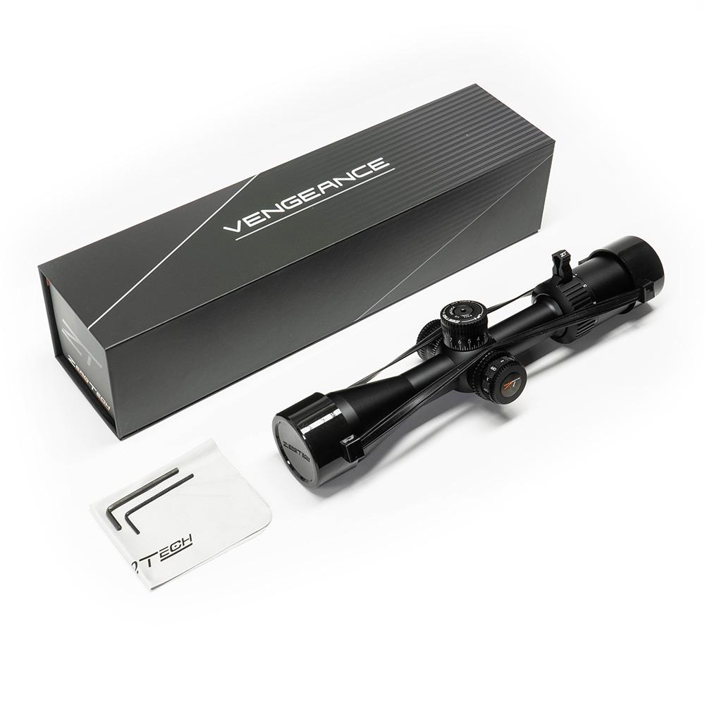 Zerotech VENGEANCE 3-12X40 Rifle Scope 1" PHR 4 Non-Illum Reticle