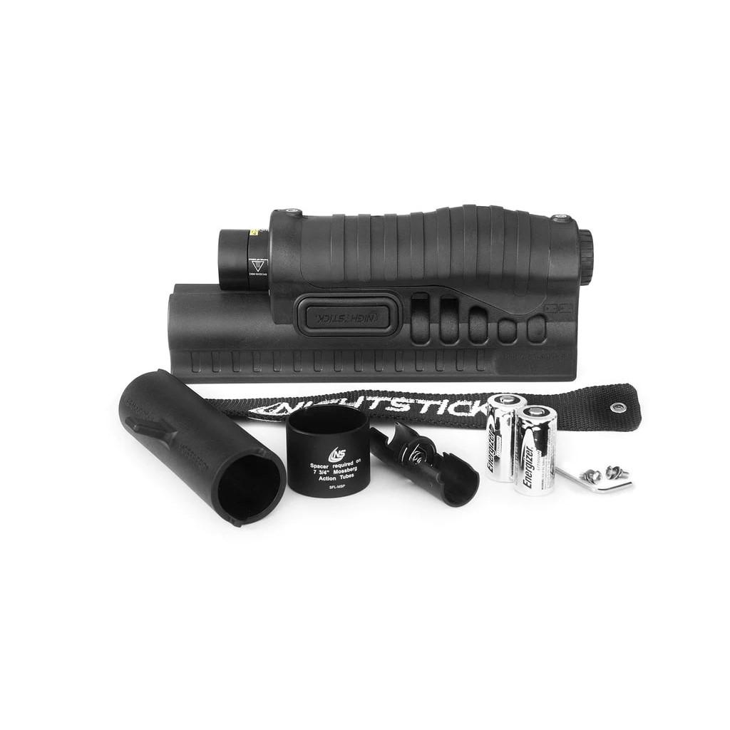 Bayco Products dba NightStick Nightstick Shotgun Forend Light with Green Laser Black for Mossberg 500/590/590A1/Shockwave 1200 Lumens