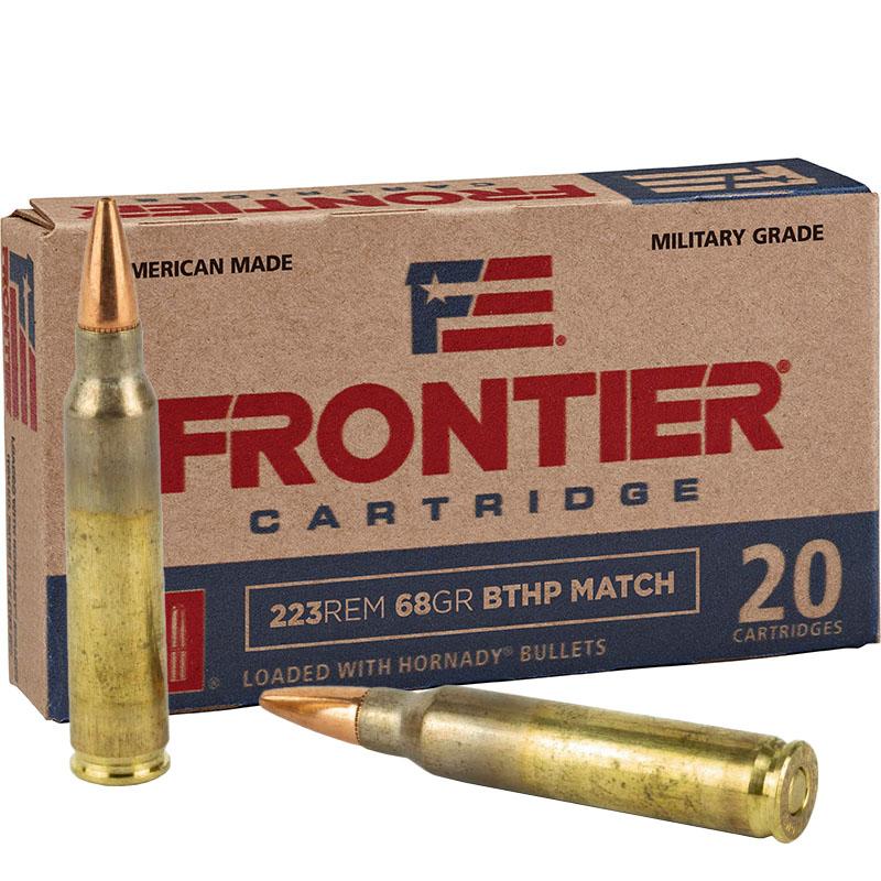 Frontier Cartridge Hornady Frontier Rifle Ammunition .223 Rem 68 gr BTHP-MATCH 20/ct