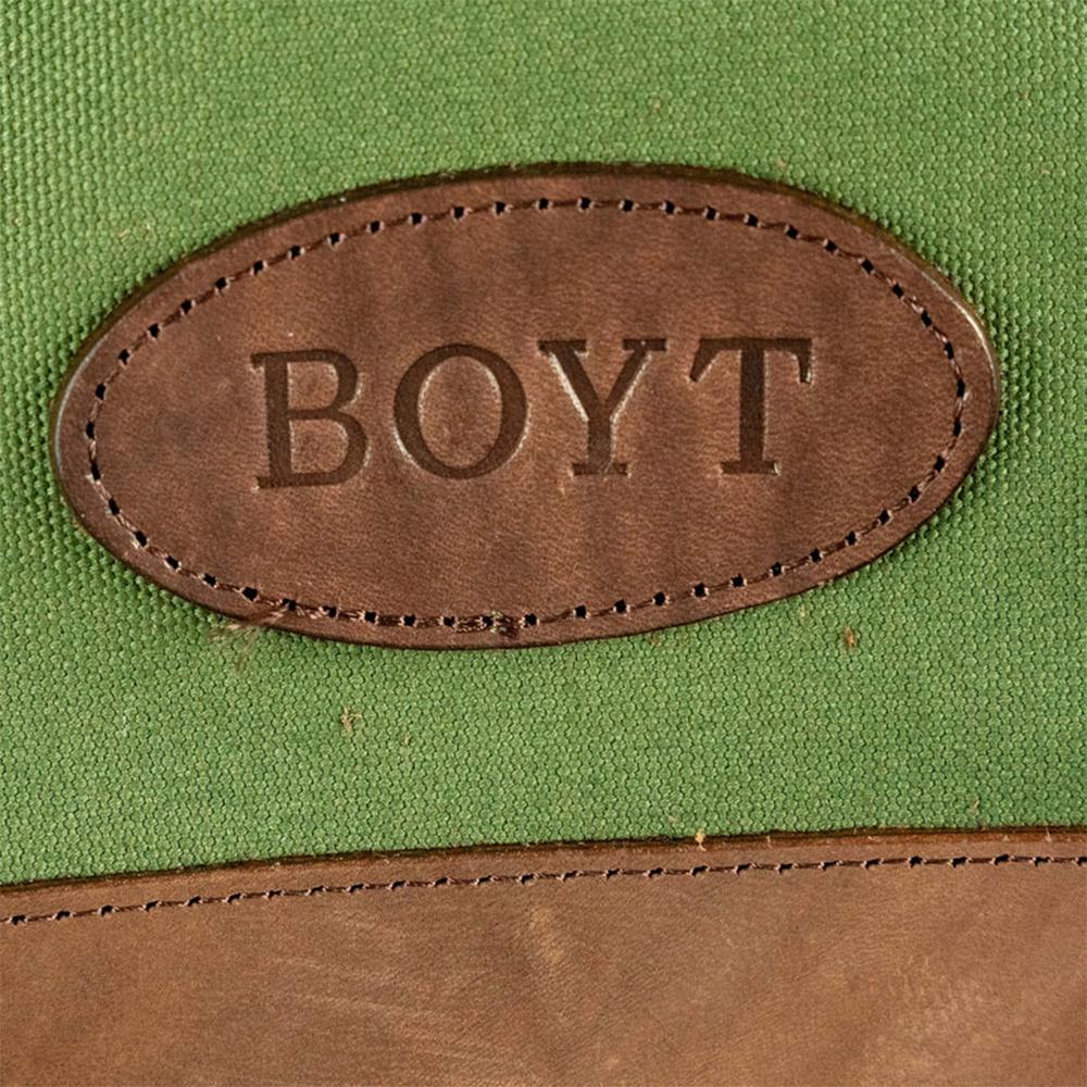 Boyt Signature Series Canvas and Leather Shell Pouch OD Green