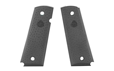 Hogue Colt Government Grips .45 1911 Rubber Panels with Palm Swells - Black
