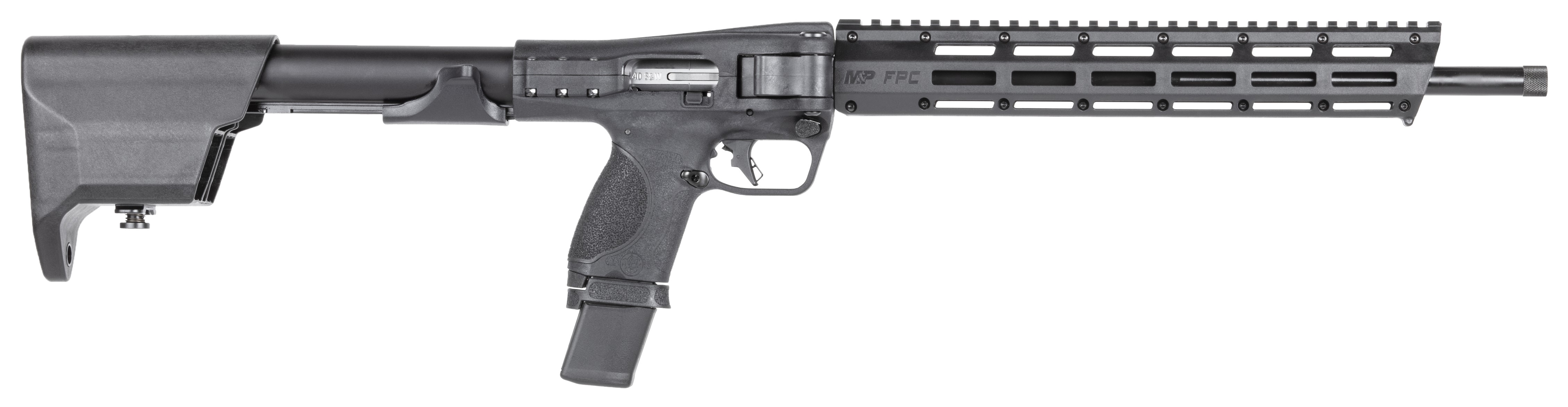 SMITH & WESSON M&P FPC 40SW 16.25" BLACK 1-15RD 2-20RD MAGAZINES