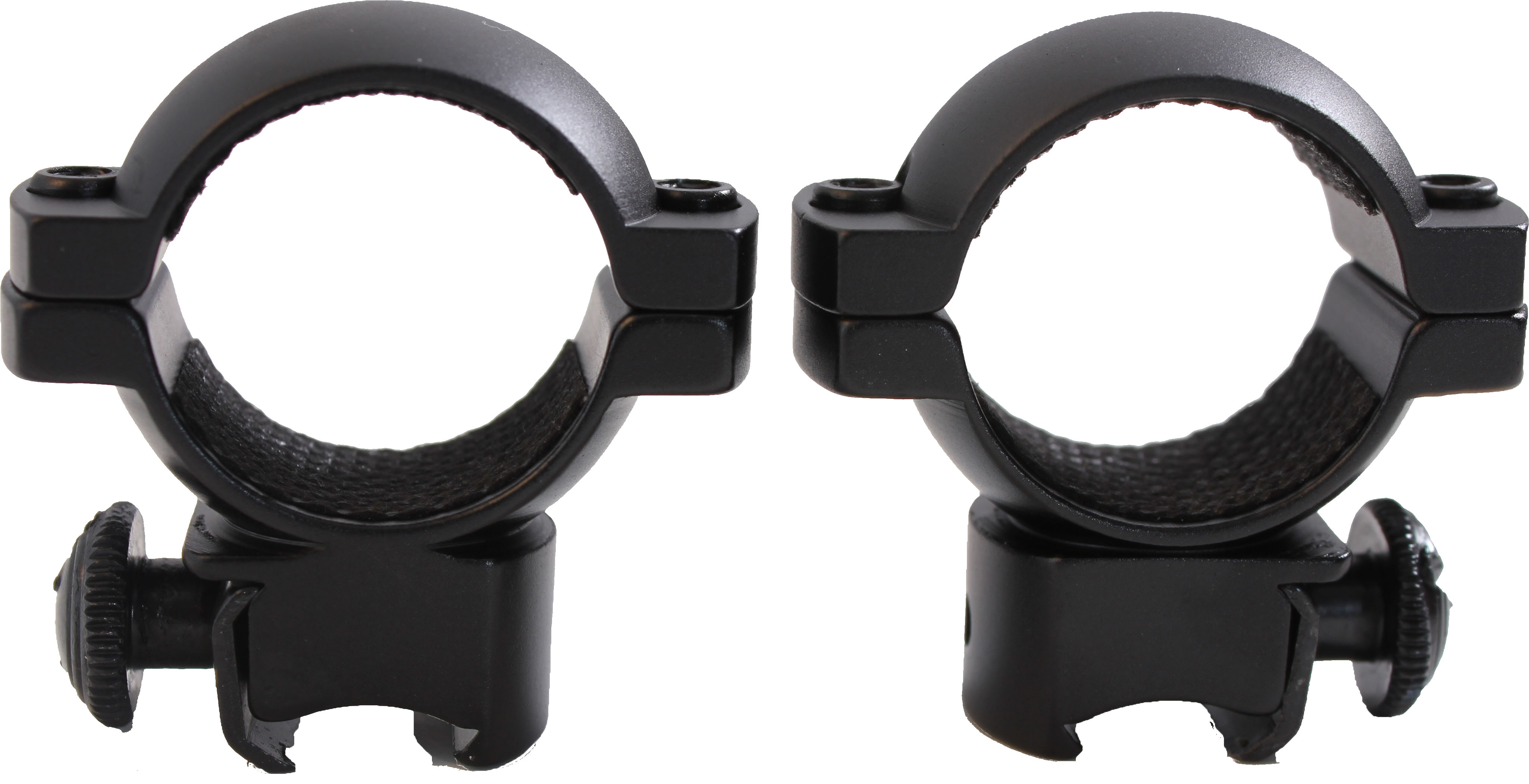 Traditions Aluminum Scope Rings fits .22 Airguns 3/8" Grooved Receiver 1" Medium - Matte Black
