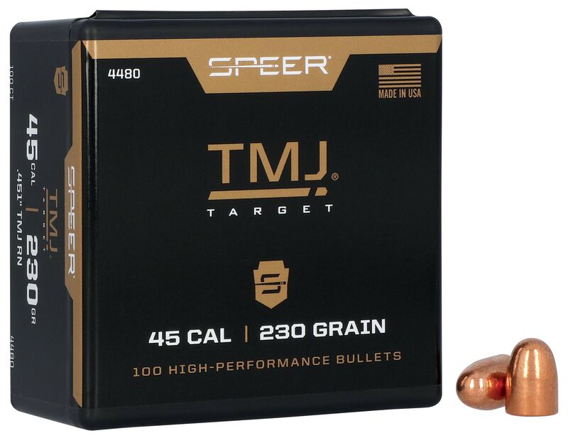 Speer TMJ Handgun Bullets .45 Auto .451" 230 gr TMJ-RN 100/ct
