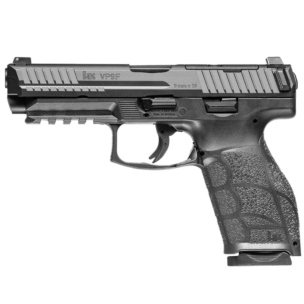 Heckler & Koch Inc. H&K VP9A1 F Handgun 9mm Luger 15rd Magazines (2) 4.53" Barrel Black Optic Ready