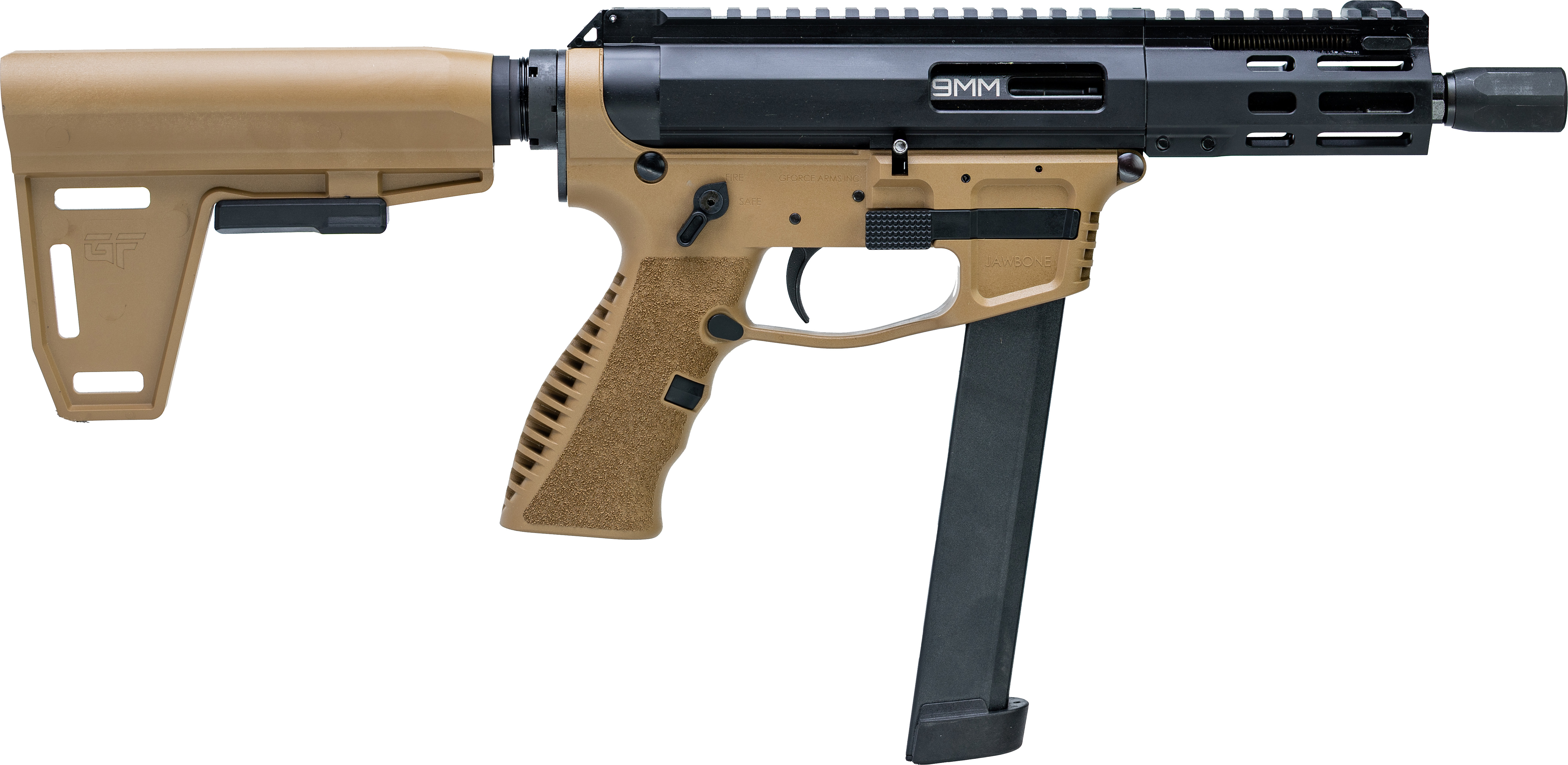 GForce Arms GFA JAWBONE PST 9MM 5B 33R FDE DAVIDSON'S EXCLUSIVE