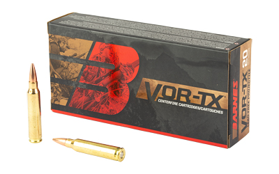 Barnes VOR-TX Rifle Ammunition 5.56X45 NATO 62 gr TSX-BT 3000 fps 20/ct