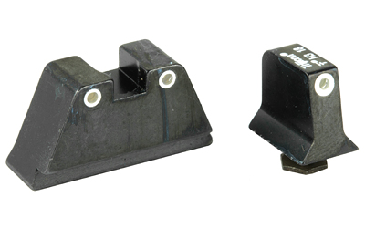 TrijiconInc. Trijicon Bright & Tough Suppressor Sight Set for Glock Standard Frames Green with White Front Orange with White Rear