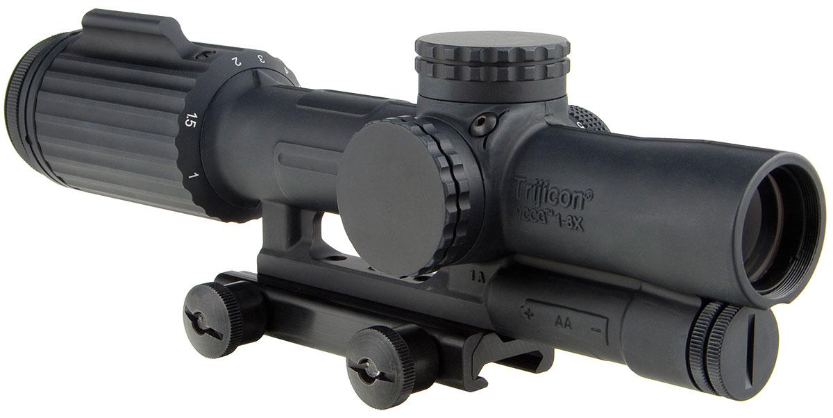 TrijiconInc. Trijicon VCOG Sight - 1-6x24mm Red Horseshoe Reticle .308/175gr TA51 Mount