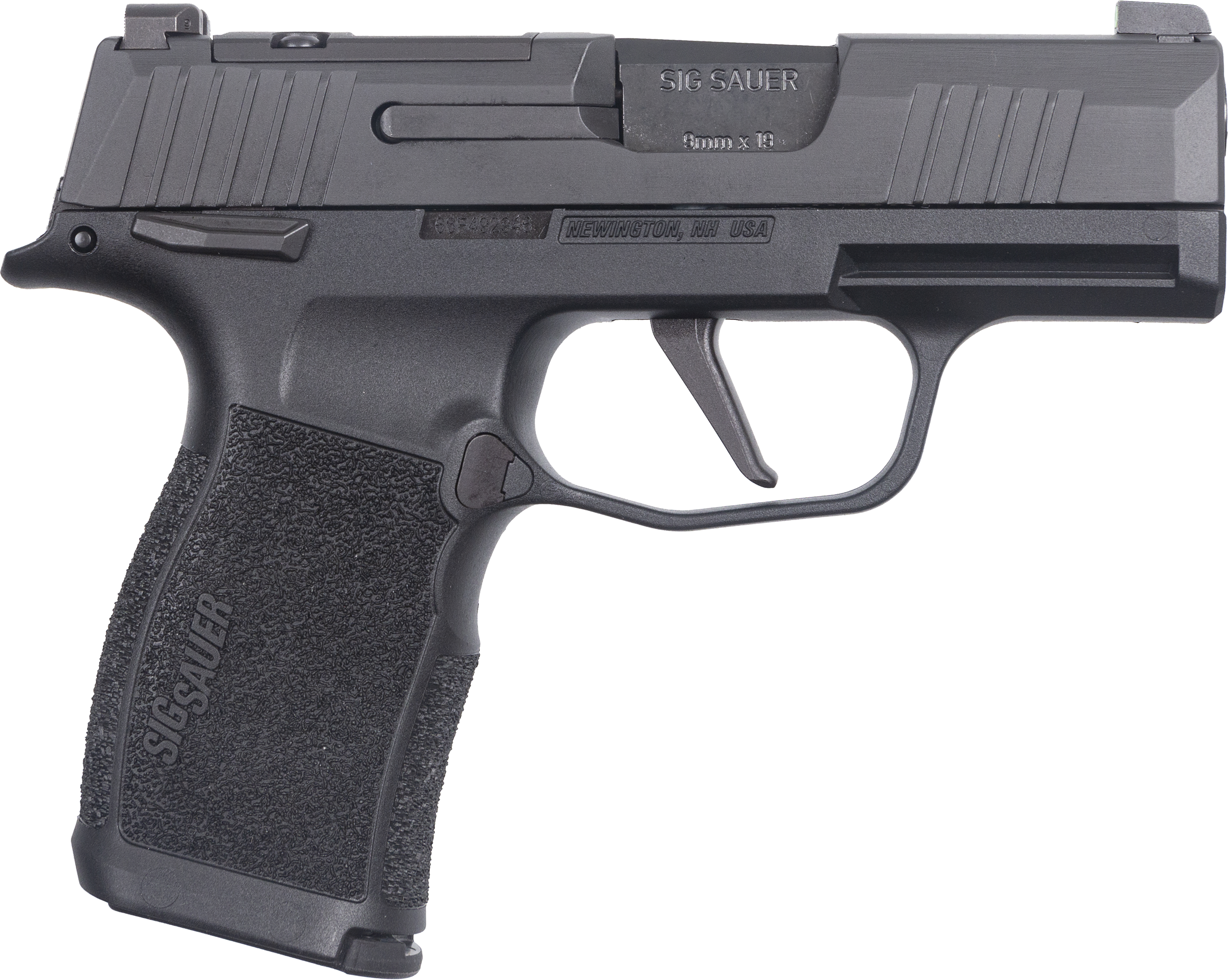 Sig Sauer P365X Handgun 9mm Luger 12rd Magazines(2) 3.1" Barrel X-Grip Nitron Finish Manual Safety