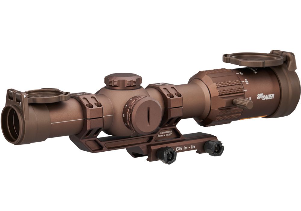 Sig Sauer Tactical Tango-MSR LPVO Rifle Scope 1-6x24 Illum MSR BDC6 incl/Alpha MSR Mount Coyote Tan