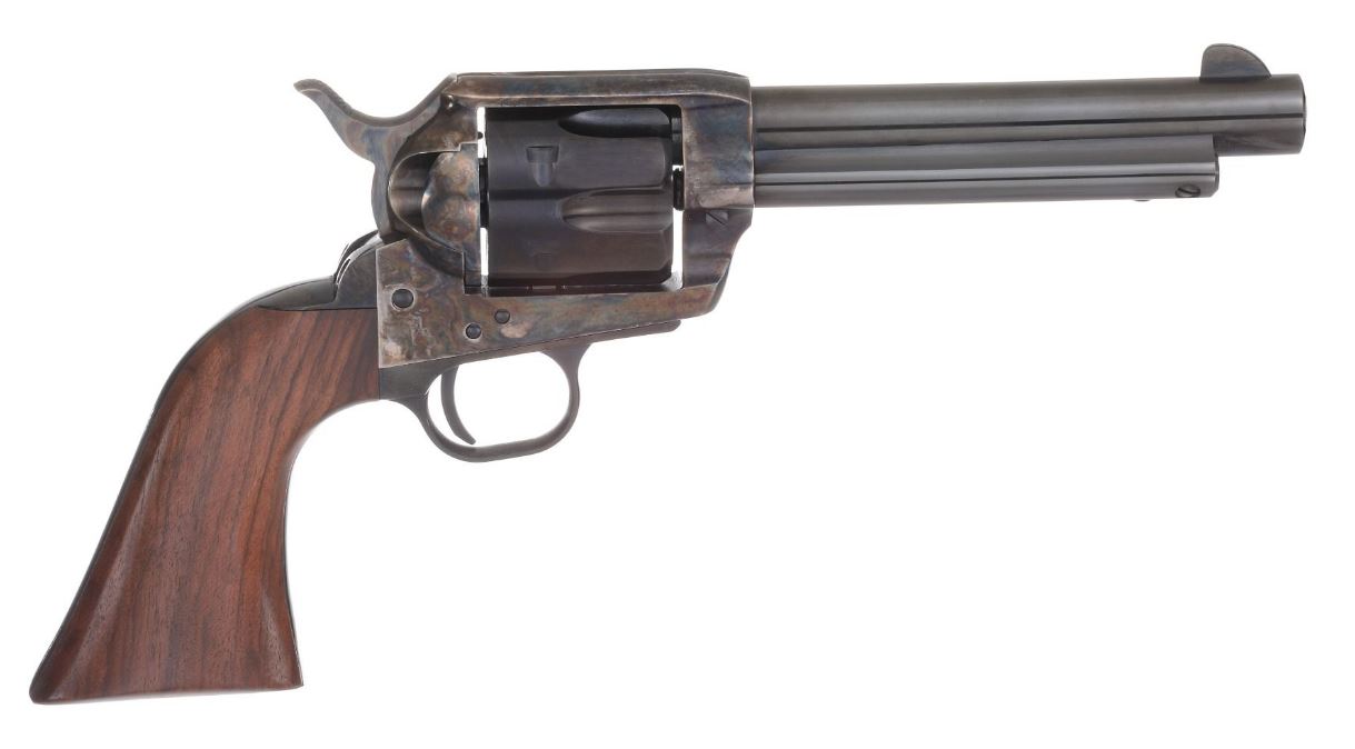 Taylors & Company 1873 SA Army Grip Handgun .45 Colt 6rd Capacity 5.5" Barrel Black with Walnut Grip