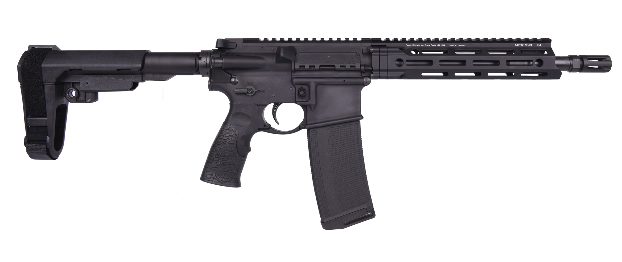 DANIEL DEFENSE DDM4 V7P 5.56MM Pistol MFR RAIL 10.3" SBA3 1-32D MAG