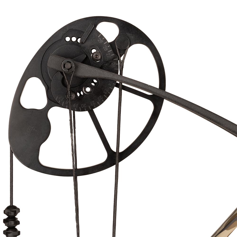 Pure Archery Group Diamond Archery Radian Compound Bow 305 fps 10-55 lbs RH Mossy Oak Bottomland with Package