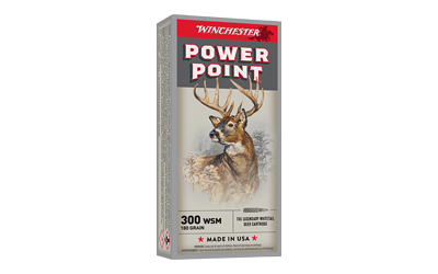 Winchester Super-X Power Point Rifle Ammunition .300 WSM 180 gr. PSP 2970 fps 20/ct