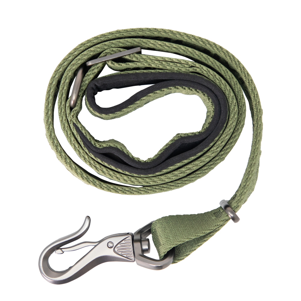 Higdon Outdoors MoMarsh Adjustable Dog Leash 47"-72" Cypress Green
