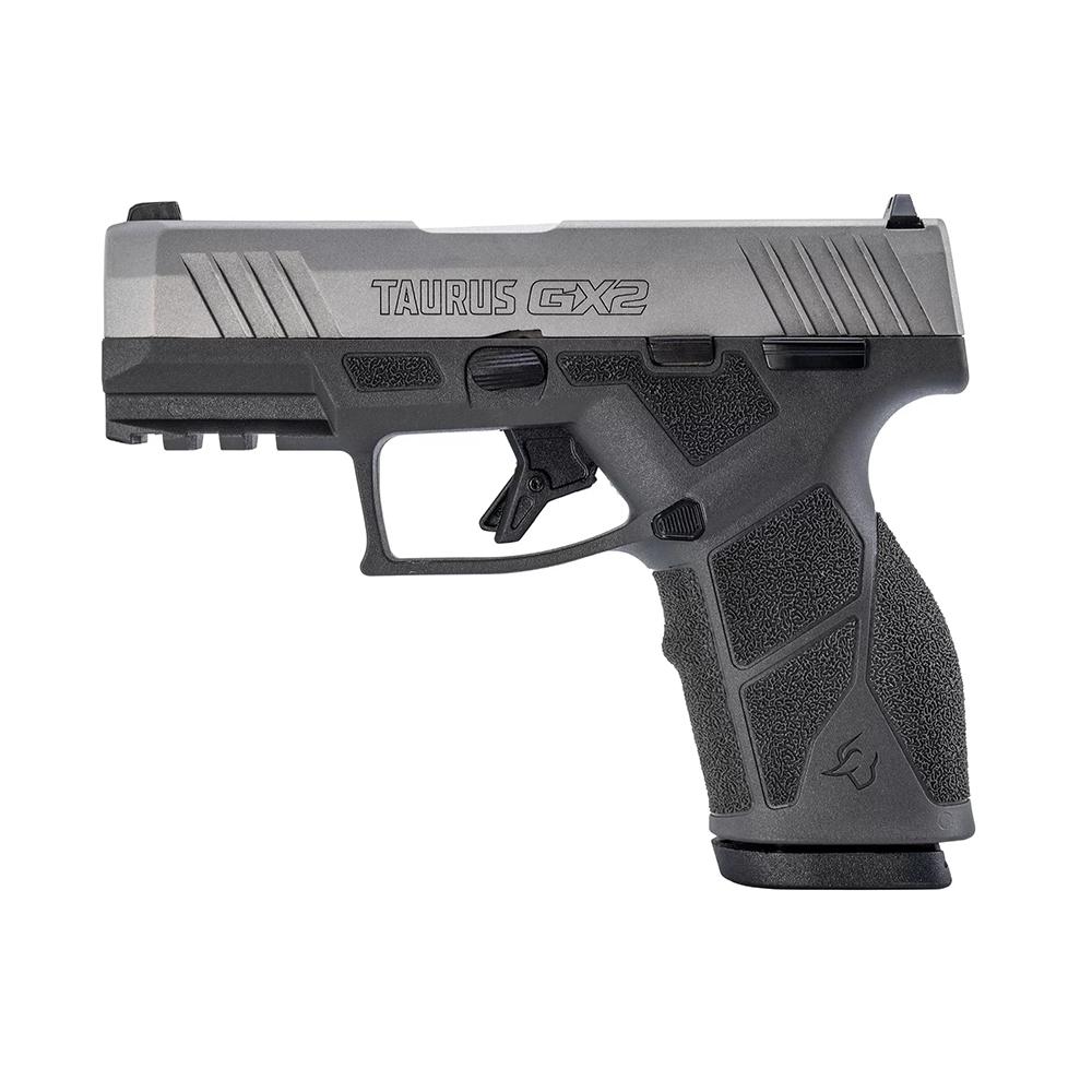 Taurus GX2 Handgun 9mm Luger 13rd Magazines (2) 3.38" Barrel Gray Frame/Stainless Slide