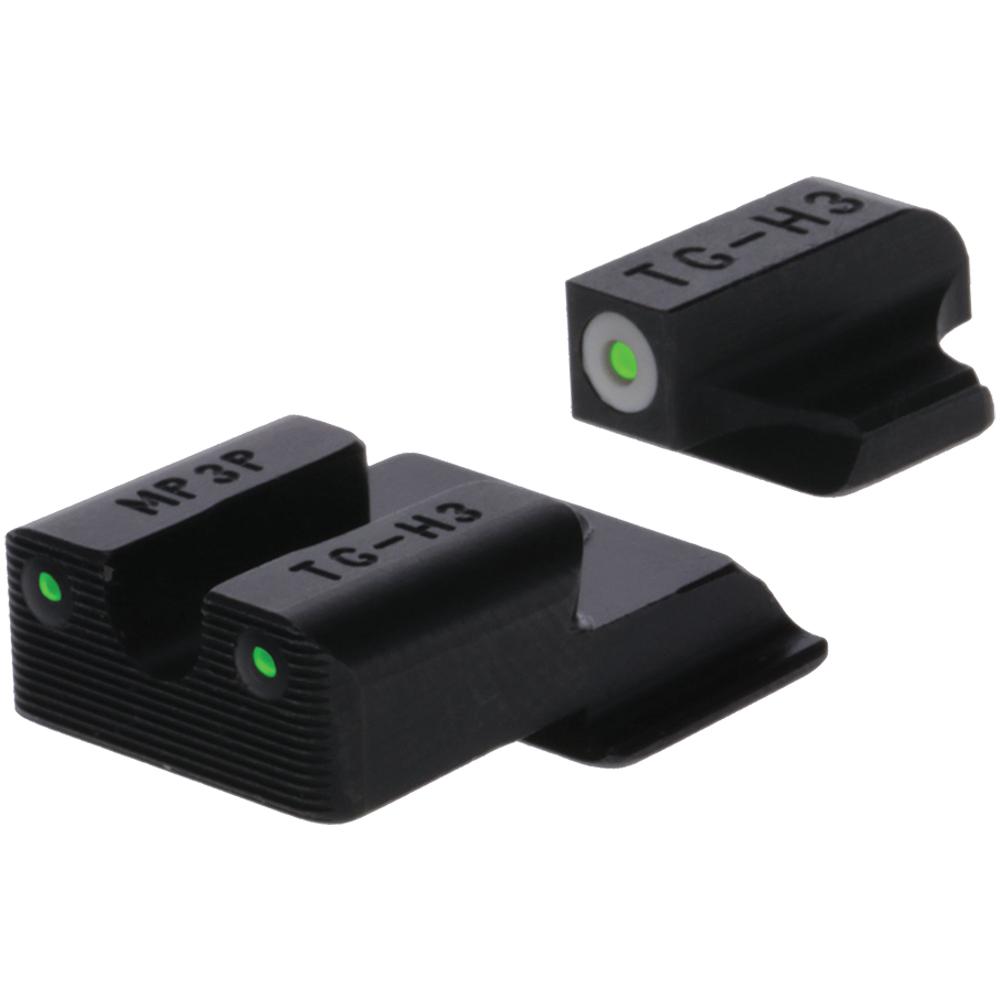 TRUGLO TRIT PRO S&W EZ 9MM SET WHT