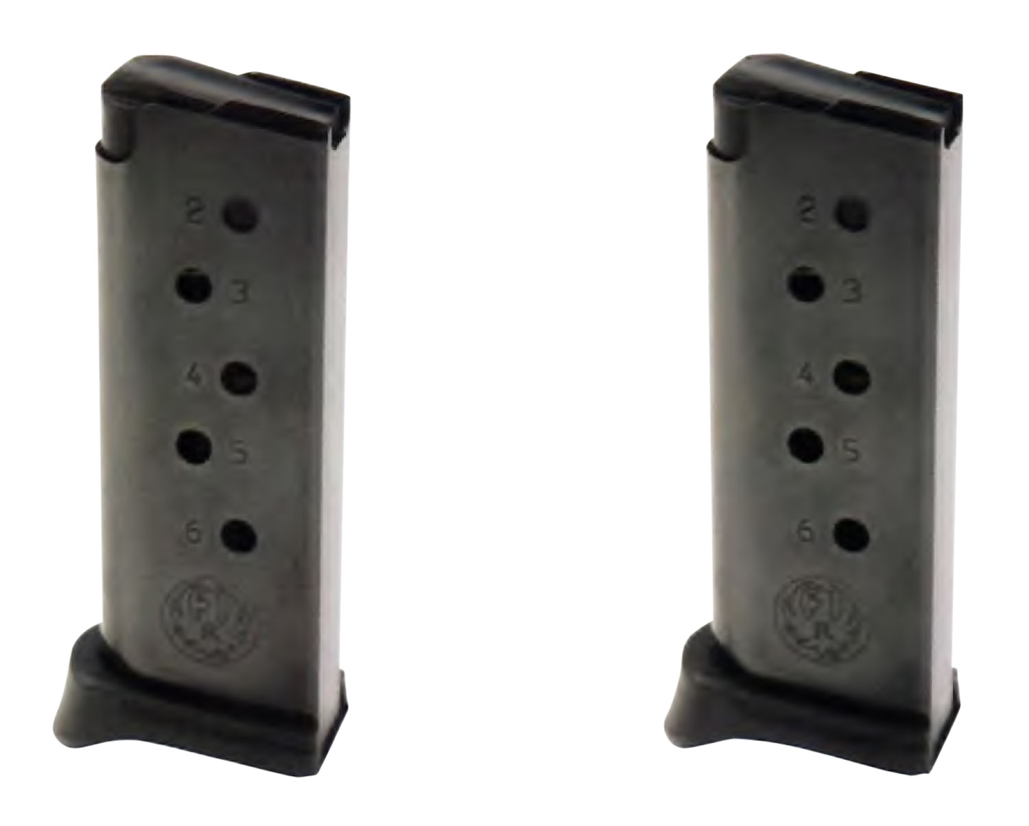 Sturm Ruger & Co Ruger Handgun Magazine for LCP Black .380 Auto 6/rd 2/pk