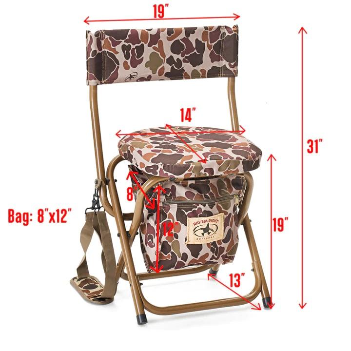 AdvenTec LLC dba Rig Em Right Outdoors Rig'Em Right Hyde Stool Gore Optifade Timber