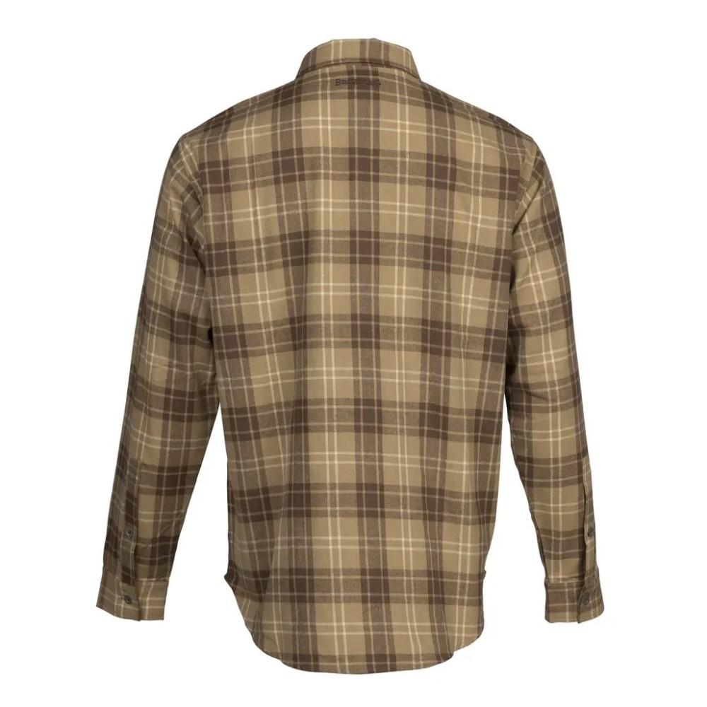 Browning Upland Flannel Long Sleeve Shirt Tan S