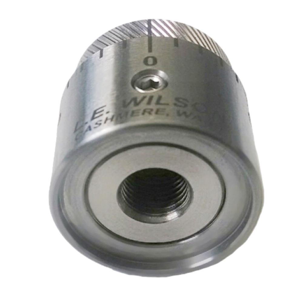 L.E. Wilson Wilson Stainless Steel Micro-Adjustable Bullet Seater Cap for Standard Inline Seater Die
