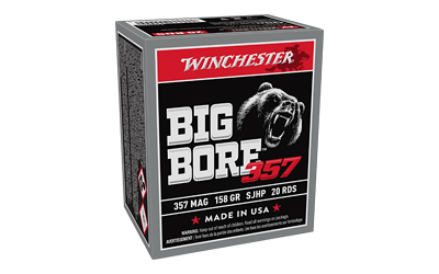 Winchester Big Bore Handgun Ammunition .357 Mag 158 gr. JHP 1460 fps 20/ct