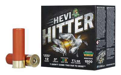 HEVI-SHOT HEVI-HITTER 12GA 3IN 1-1/4OZ #2 TUNGSTEN/STEEL 25 RD/BX 10 BX/CS