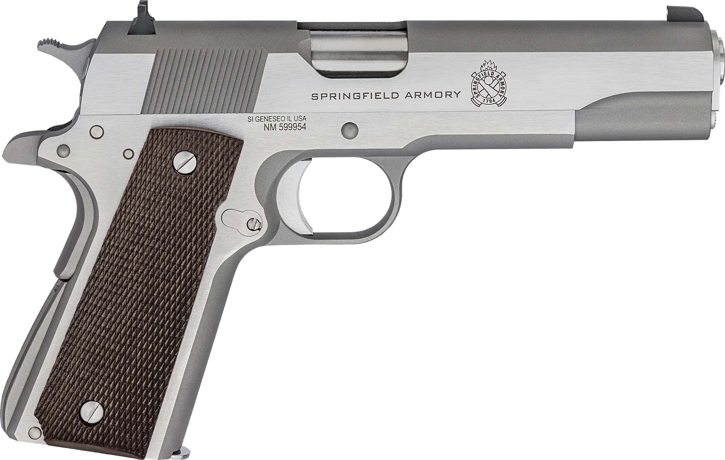 Springfield Armory 1911 Defender Mil-Spec 45 ACP Handgun 7rd Magazine 5" Barrel Stainless