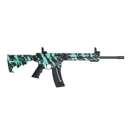Smith & Wesson Inc. S&W M&P15-22 Sport Robin's Egg Blue Platinum Finish Rifle .22LR 25rd Magazine 16.5" Barrel