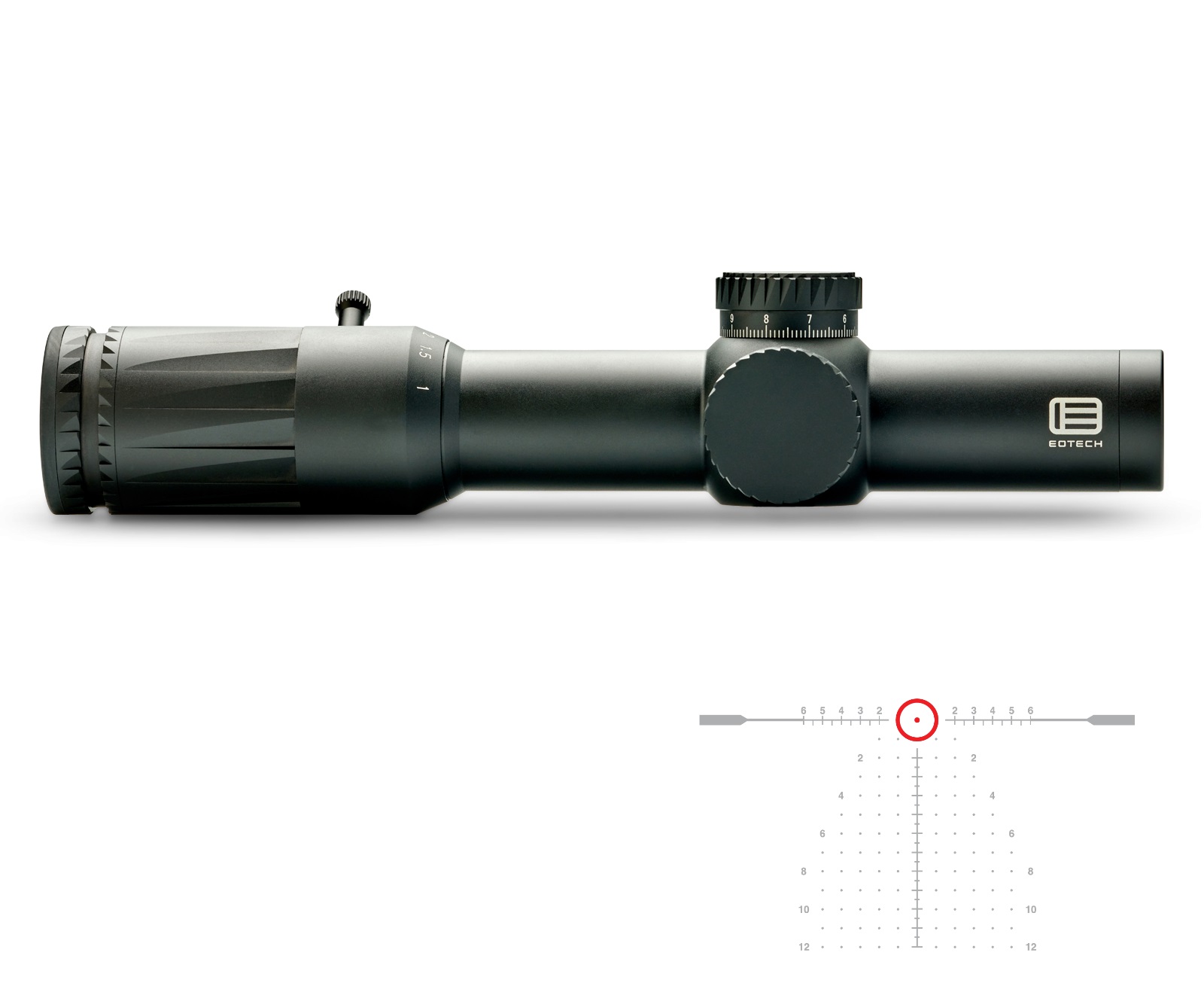 EOTech Vudu Rifle Scope 1-10x28 34mm FFP SR5 Illum. Black