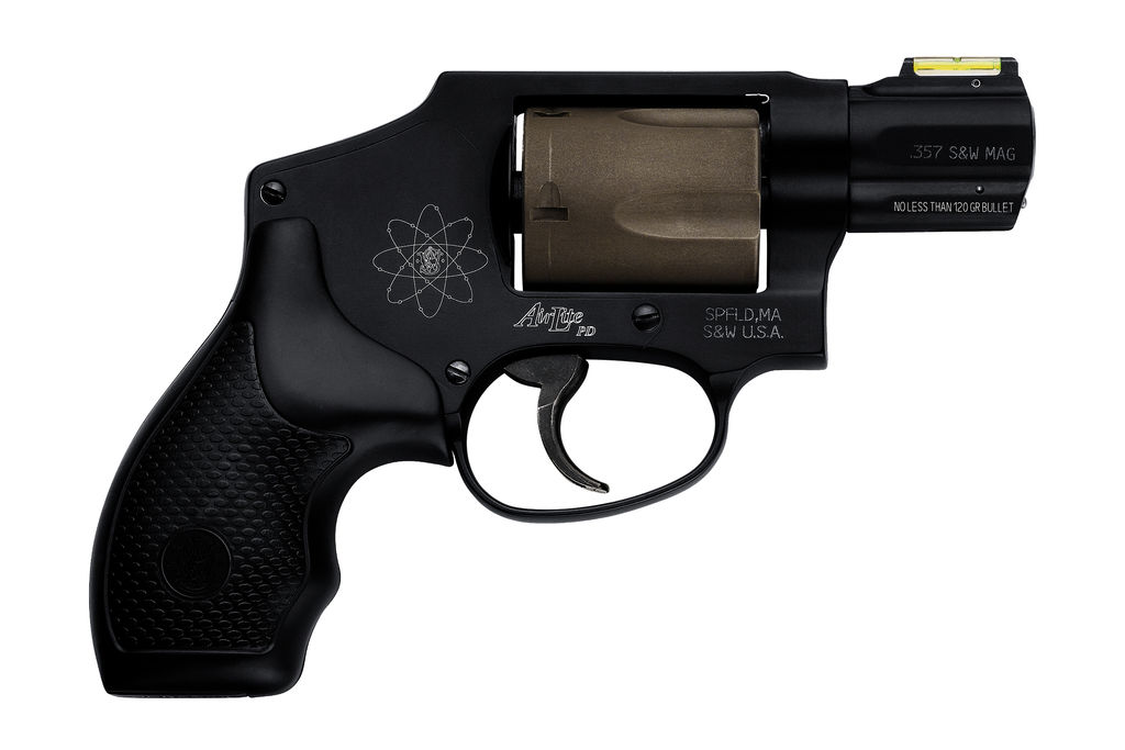 Smith & Wesson Inc. S&W Model 340 PD Handgun .357 Mag 5rd Capacity 1-7/8" Barrel Hi Viz Sights with Lock