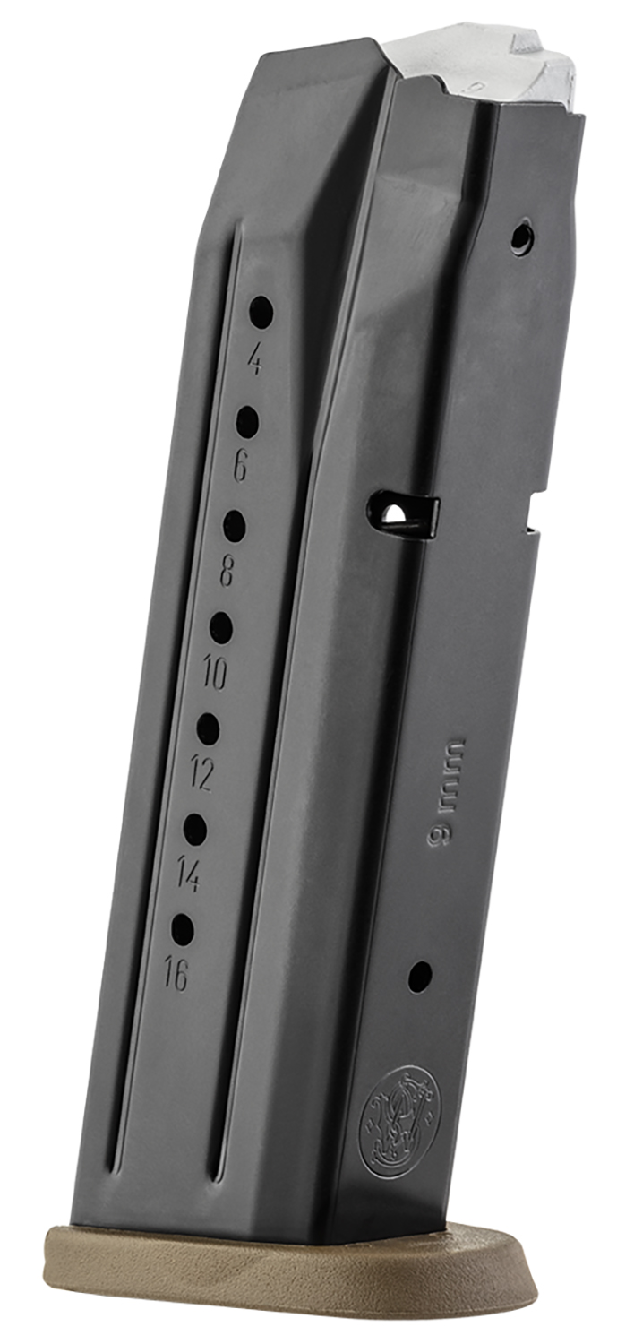 Smith & Wesson M&P9 M2.0 Magazine Black Steel FDE Base Plate 9mm Luger 17/rd