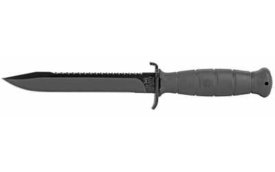 Glock Field Knife/Saw Back 6-1/2" Clip Point Blade Black Pkg'd