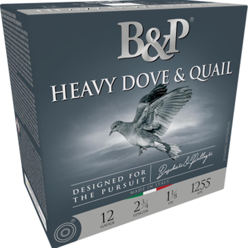 Baschiere & Pellagri USA Inc. B&P Dove & Quail Shotshells 12 ga 2-3/4 In 1-1/8 oz #8 1255 fps 25/ct