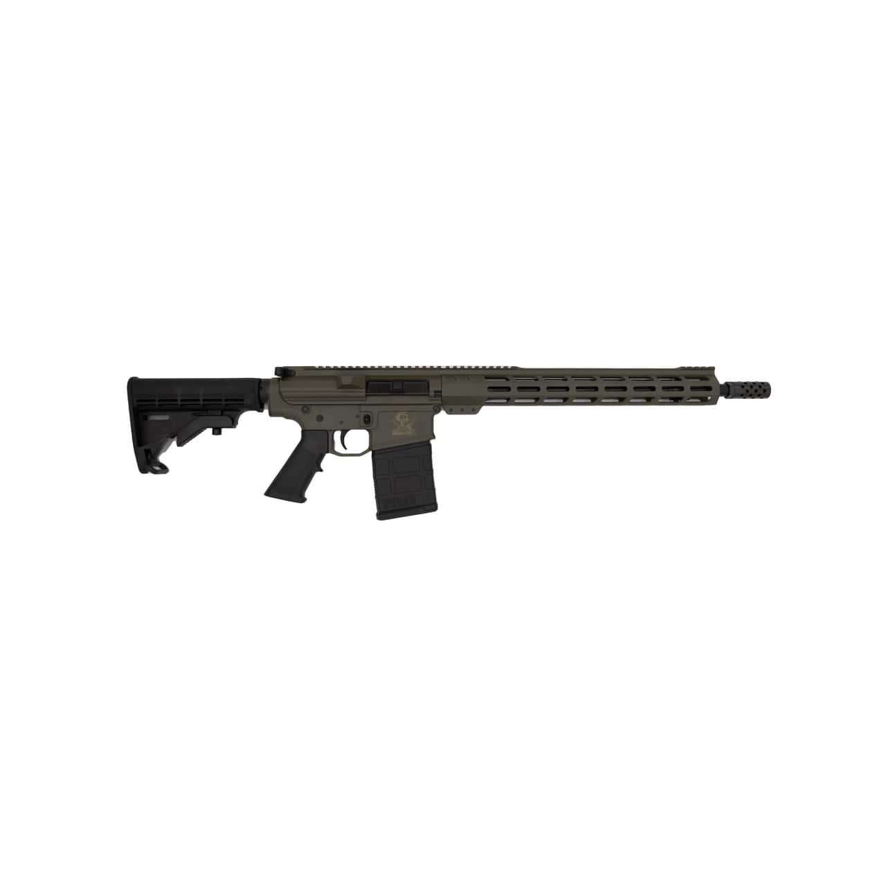 10 Ring Great Lakes Firearms .308 Winchester Rifle .308 Win 10rd Magazine 16" Stainless Barrel 15" M-LOK Rail ODG Finish
