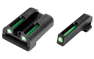 Truglo TFO Tritium/Fiber-Optic Day/Night Sights Fit Sig #8 Front/#8 Rear - Front Green/Rear Green