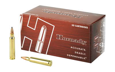 Hornady Custom Rifle Ammunition .223 Rem 55 gr SP 3240 fps 50/ct