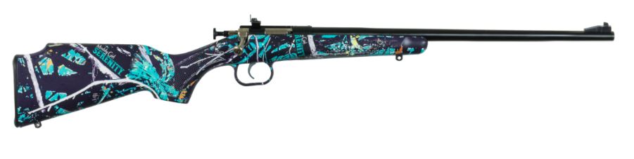 Keystone Crickett Rifle .22 LR Single Shot 16.125" Blued Barrel Synthetic Stock Serenity