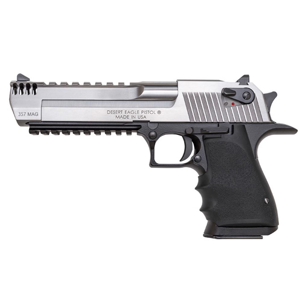 Magnum Research Desert Eagle L6 Handgun .357 Mag 9rd Magazine 6" Barrel Silver Slide with Black Frame