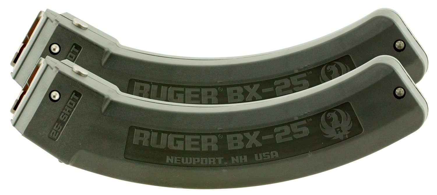 Sturm Ruger & Co Ruger BX-25 Rifle Magazine Value pack for 10/22 Black .22LR 25/rd 2/ct