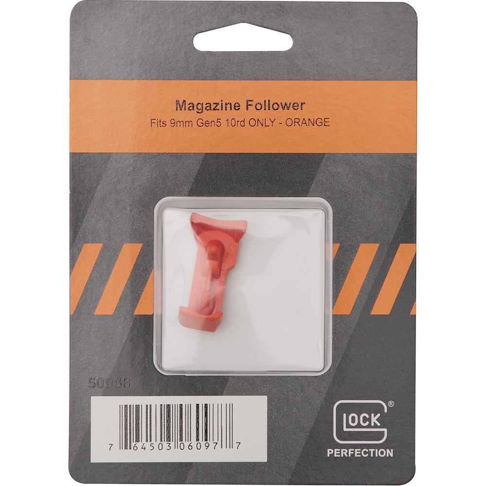 Glock Factory Magazine Follower 9mm Luger Follower Orange