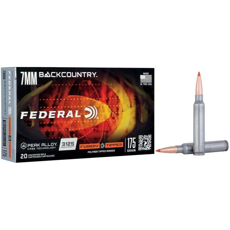 Federal Ammunition FDR 7MMBC 175GR FUS TIP 20RD 10BX/CS