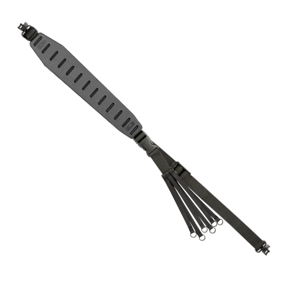 Blackpowder Products Inc-Quake Quake Claw 2.0 Game Hauler Rifle Sling Black